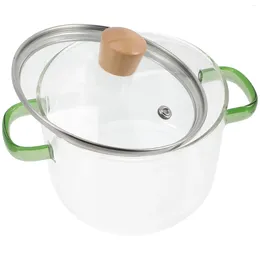 Bowls Home Stove Pot Stew For Restaurants Glass Soup Tea Clear Cookware Chicken Kitchen Small Cooking Teapot Pots