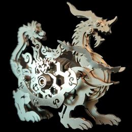 3D Puzzles 3D Puzzles Metal Xuanwu Model Kit Mechanical Puzzle Ancient Divine Beast Models DIY Assembly Animals Toys for Adults Kids Gift - YQ231222