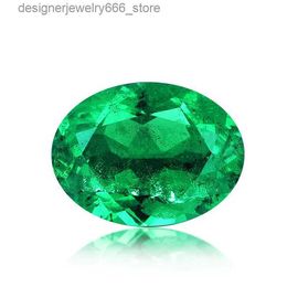 Loose Gemstones Zhanhao Wholesale 5*7mm Lab Created Gemstone For Emerald Green Gown Muzo Emerald Price Per Carat Q231222