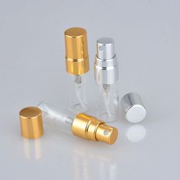 2ml 25ml 3ml Mini Spray Perfume Bottle Travel Refillable Empty Cosmetic Container Atomizer with Metal Pump Sprayer Gaaei