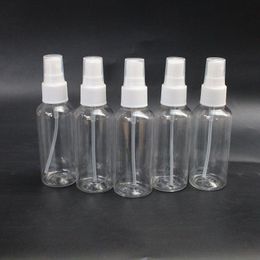 Wholesale Empty 60ml Clear Plastic Fine Mist Spray Bottle for Cleaning, Travel, Essential Oils, Perfume, Disinfection Water 800Pcs Lot Uqrxo