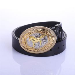 Belts Western Cowboy Belt Buckle Vintage Pattern Novelty For Men And Women 1 5''belts265s