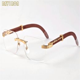 with original box 2020 new fashion sunglasses for women men attitude sport classic buffalo horn sun glasses with gold wooden frame3225