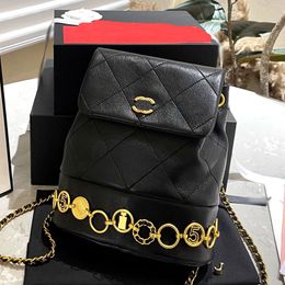 Fashion Designer bag Gold backpack retro atmosphere instant pull millions with size 23cm Hand-held crossbody bag