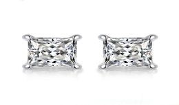 Real 05ct Moissanite Stud Earrings for Women Men Solid 925 Sterling Silver Solitaire Round Diamond Earrings Fine Jewelry6120786