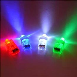 SXI 100pcs lot LED laser finger light whole Small Pull on off non waterproof illumination decorative for party bar club326T