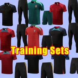 23 23 Portuguesa JOAO FELIX Soccer Jersey RUBEN NEVES BRUNO RONALDO FERNANDES Portugieser 2023 DIOGO J. OTAVIO Short sleeve polo training set pants Vest