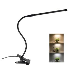 Lamps LED Desk Lamp Dimmable Eye Protection Night Reading Light Flex Clamp Lamp Clip On Light USB Table Light