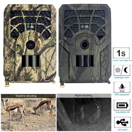 Professional Hunting Camera Wild Animal Detector HD 5MP 720P Waterproof Monitoring Infrared Night Vision Po Tracking Cameras 231222