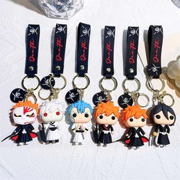 Anime BLEACH Character Doll Keychain Pendant Bag Car key chain Children Gift