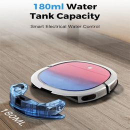 Smart Robot Vacuum Cleaner Wifi App control 180ml Water Tank Home Appliances Electric Cleaning Tools Robotic Vacuum Cleaners 231221