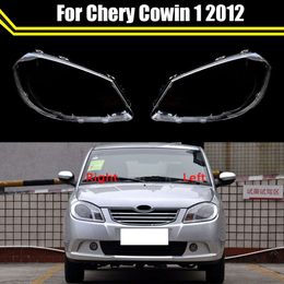 Auto Light Caps for Chery Cowin 1 2012 Car Headlight Cover Headlamp Shell Transparent Lampcover Lampshade Lamp Glass Lens Case