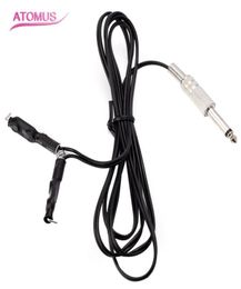 1Pc Black Tattoo Power Supply Clip Cords Silicone Clips Hook Line Kits Supply Tattoo Machine Set Kits2761740