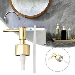 Liquid Soap Dispenser Bottle Press Head Pump Parts Electroplating Nozzle Sanitary Ware Bathroom Supplies