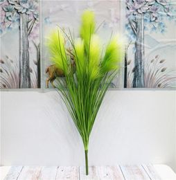 5 Forks Reed Grass Artificial Flowers for Home Garden Room Furnishings Decor Fake Flowers Wedding Party Decoration Floral44391215908288