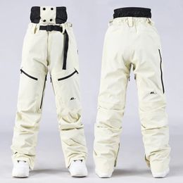 Snowboard Overalls Men Skiing Pants Snow Trousers Woman Outdoor Hiking Windproof Waterproof Warm Ski Clothes 231221