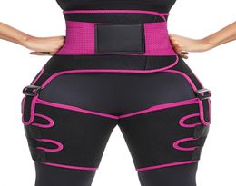 3in1 High Waist Trainer Thigh Trimmer Hip Enhancer Yoga Fitness Weight Butt Lifter Slimming Support Belt Hip Enhancer Shapewear 1030830