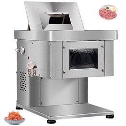 Electric Multifunction Meat Slicer Commercial Stainless Steel Desktop Fresh Meat Cutter Machine