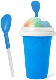 Tools Ice Cream Tools Quick frozen Smoothies Durable Slush 350ml Maker Squeeze Quick Cooling Cup Milkshake Bottle Smoothie 230224