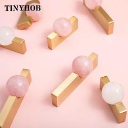 Garden White Crystal Ball And Brass Drawer Knobs Furniture Handles Cupboard Drawer Pull Kitchen Cabinet Door Wardrobe Handles Hardware