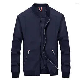 Men's Jackets Spring Jacket Men Fashion Slim Fit Thin Zipper Waterproof Casual Male Outwear Casaco Masculino 4XL