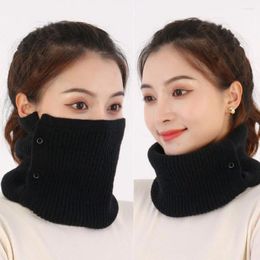 Bandanas Detachable Knitted Fake Collar Fashion Winter Warm Thicken Turtleneck Windproof Neck Warmer Women