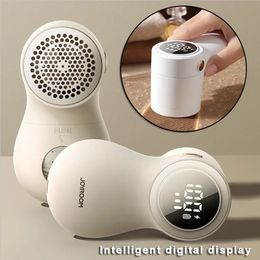 Lint Remover Electric Hairball Trimmer Smart LED Digital Display Fabric USB Charging Portable Professional Fast Household 231221
