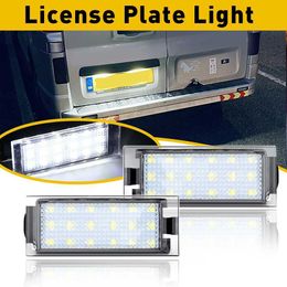 X Car License Plate LED Light Lamp Number Plate Bulb Canbus No Error V For Opel Nissan Mercedes Benz Fiat Dacia Vauxhall Smar