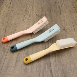 Multi purpose brush, macaron color, daily necessities, two yuan commercial, super clean, household plastic long handled shoe brushes wholesale