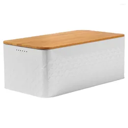 Plates Bread Box For Kitchen Countertop Large Bin Desktop Storage Bakery Case