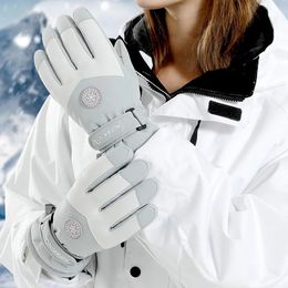 Waterproof Ski Gloves Women Winter Touch Screen Snow Gloves Fleece Lined Warm Thermal Gloves for Snowboard Skiing Running Cycl 231221