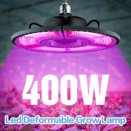 E27 Grow Light 100W 200W 300W 400W High Brightness led lights AC85-265V Deformable Lamp for plants indoor hydroponics tent232E