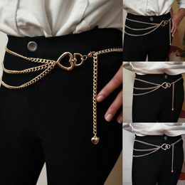 Fashion Retro Chain Belts For Women Waistbands Girdle Pants Chain Multilayer Long Tassel Party Jewelry Dress Waist Belts2119