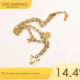 Jewlery Designer for Women Love Necklace Tennis Chain Moissanite Chain Gold Necklace Women Accessories Clover Rope Chain Choker Custom 628