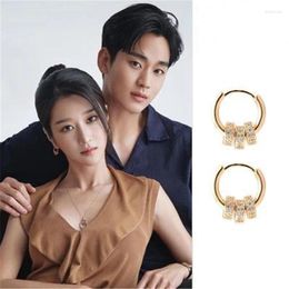 Stud Earrings Fashionable One To Wear More Exquisite Small Circle Ins Cold Wind Creative Design Noble And Women's