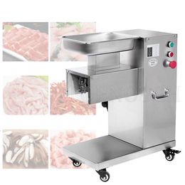 Commercial Vertical Meat Slicing Machine Stainless Steel Large Power Meat Mincer