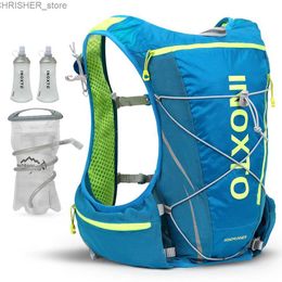 Outdoor Bags running hydrating vest backpack 8L cycling hydrating backpack hiking marathon hydrating with 1.5L water bag 500ml water bottleL231222