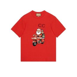 Men's Plus Designer Men's T-shirt Polos Christmas Limited Collection Printed Short sleeved T-shirt Customised Printed Men's and Women's T-shirt