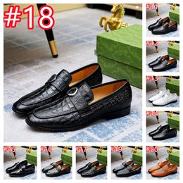 30Model Men Designer Loafers Shoes Men Leather Shoes Luxurious Casual Male Shoes Adult Red Driving Moccasin Soft Non-slip Loafers