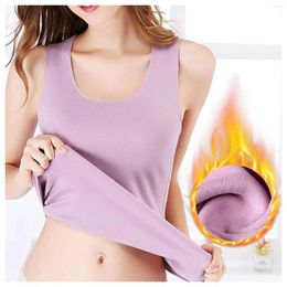 Camisoles & Tanks Women Thermal Basic Tank Tops Sleeveless Vest Camisole Lingerie For Autumn Winter Cold Weather