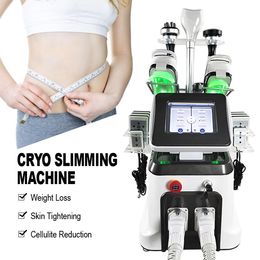 High Performance Comfortable Cryotherapy Painless Fat Freezing Cellulite Dissolving Cryolipolysis + Cavitation RF Lipolaser Muscle Relax Machine