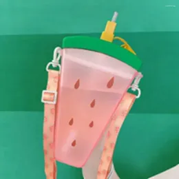 Water Bottles For School Popsicle Cup Ice Cream Kids Drinking Bottle Watermelon Shaped Drinkware
