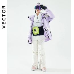 VECTOR -30 Degrees Ski Suit Women Winter Women Jackets Warm Waterproof Women Jackets Outdoor Ski Bike Camping VECTOR Brand 231221