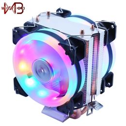 Wovibo CPU Cooler Cooling Fan 3PIN 4Pin Ventilador Silent For Intel 775 1150 1151 1155 1200 1700 2011 X79 X99 AM3 AM4 Radiator 231221