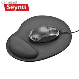 Mouse Pads Wrist Rests SeynLi Pad with Rest PC Laptop Mat Soft Cushion Mousepad For Gamer Wristband Comfortable Mice PadL231221