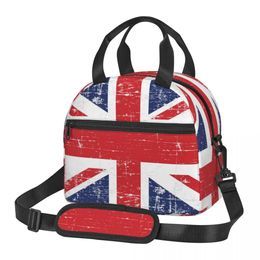 Bags Portable Insulated Thermal Bento Lunch Box Union Jack British Flag Picnic Storage Bag Pouch Lunch Bag