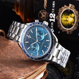 2021 New style Five stitches luxury mens watches All dial work Quartz Watch high quality Top Brand chronograph clock Steel belt me301q