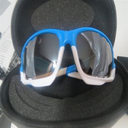 Luxury-2017 Jaw Polarized Sunglasses Outdoor Sport Bicycle Sunglasses Wear Men Women Sport Outdoor Sunglass Cycling Eyewear 3 Lens2674