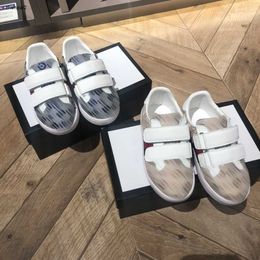 Luxury kids shoes slip-resistant baby Sneakers Size 26-35 Including boxes designer Logo Full Print girls boys shoe Dec10