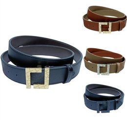 Men Designer Letter Belt Retro Thin Waist Belts for Women Mens Leather Waistband Width 3.8CM no Box